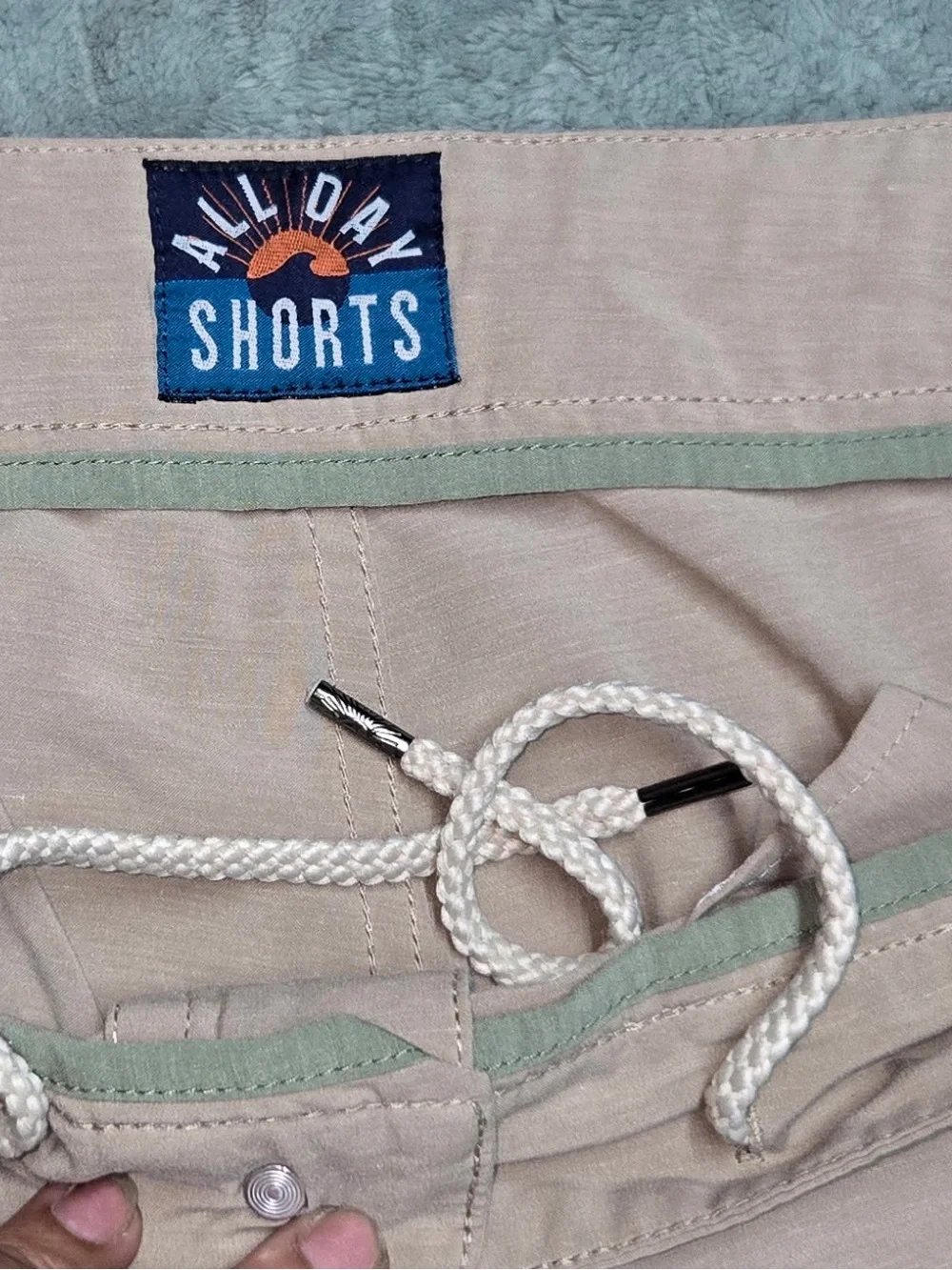 Faherty All Day Khacki Drawstring Shorts Men’s Size 36